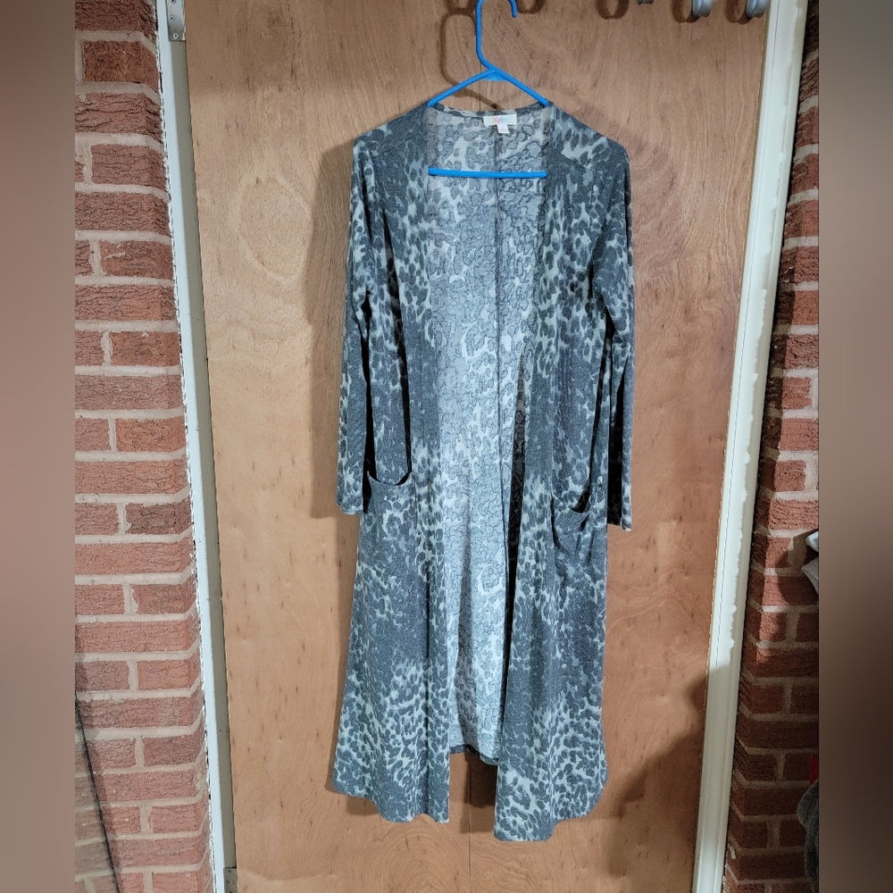 Lularoe Animal Print Duster size Oversized Small